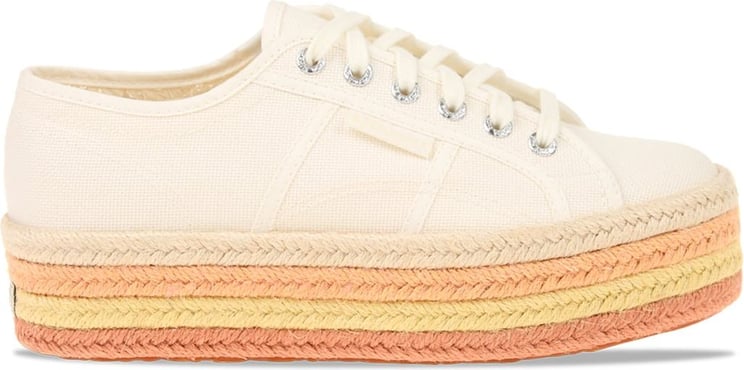 Superga 2790 Multicolor Rope Wit/Rood Wit