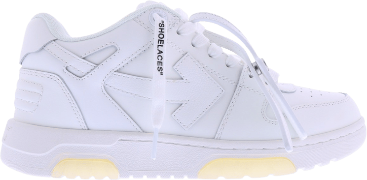 OFF-WHITE Out Of Office Calf Leather White