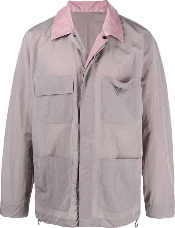 032C Worker Jacket Heat Grey/pink Grijs