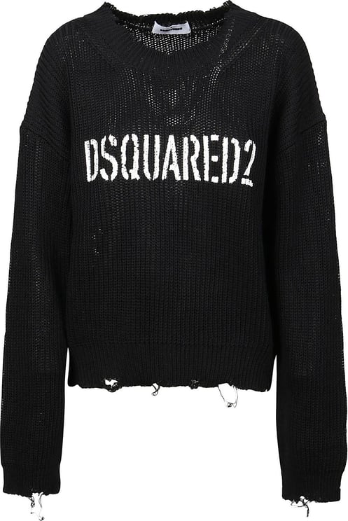 Dsquared2 Sweater Black Zwart