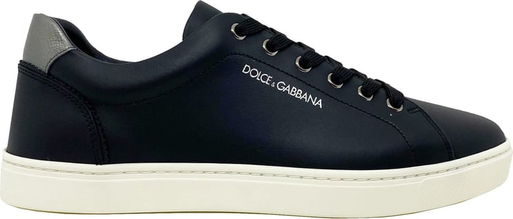 Dolce & Gabbana Dolce & Gabbana Logo Leather Sneakers Zwart