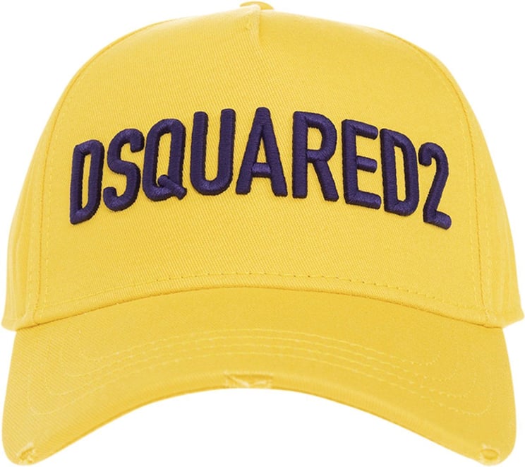 Dsquared2 Classic yellow cap Geel