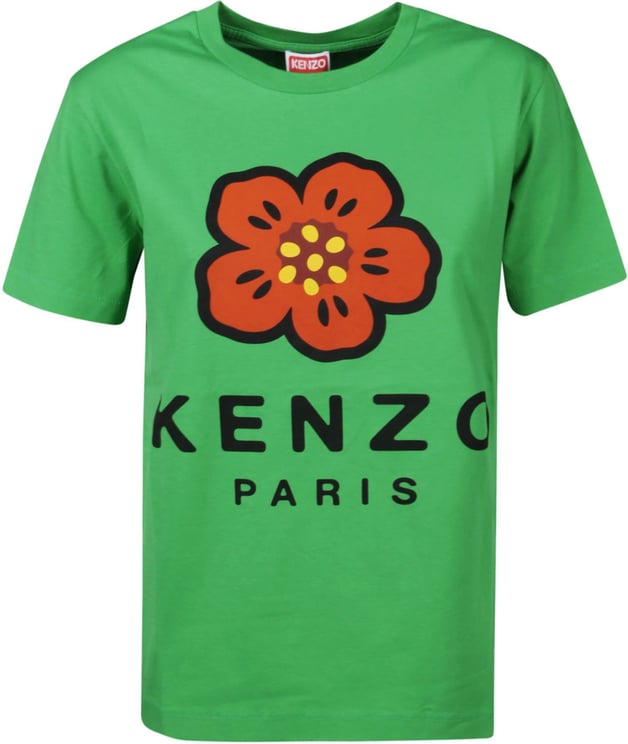 Kenzo Loose T-shirt Green Groen