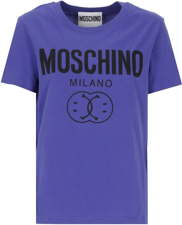 Moschino T-shirts And Polos Purple Blauw