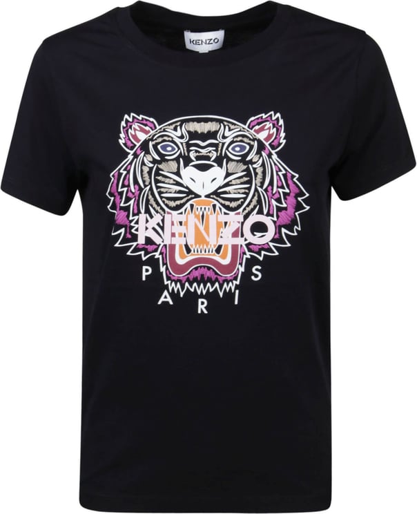 Kenzo Tiger Classic T-shirt Black Zwart