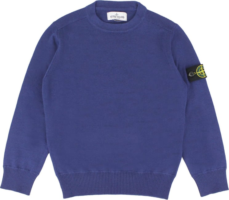 Stone Island Junior Blue Boy Sweater Blue