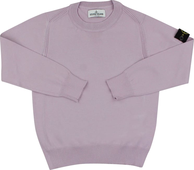 Stone Island Junior Pink Boy Sweater Roze