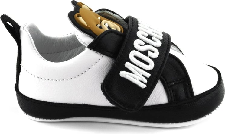 Moschino Baby Bear Sneakers 71672 White/Black Wit