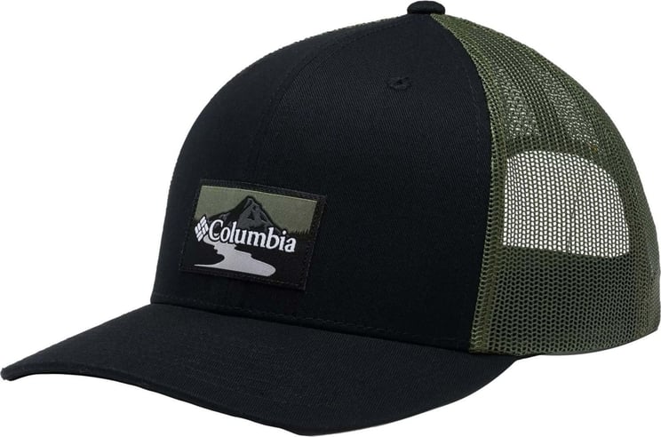 Columbia Mesh Snap Back Hat Black Zwart