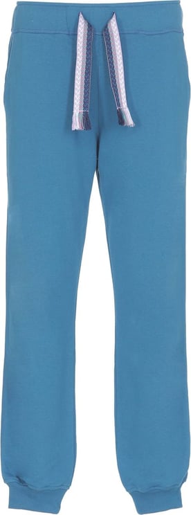 Lanvin Trousers Blue Ocean Blauw