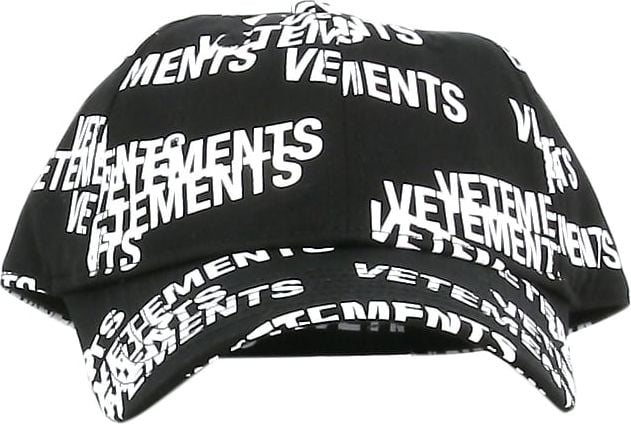 Vetements VETEMENTS Hat Accessories Black/white UNI 22SS Zwart