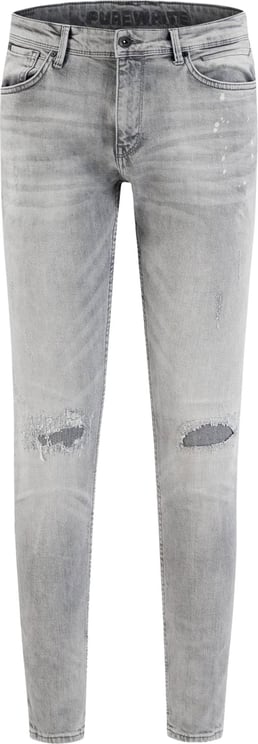 Purewhite The Jone Distressed Skinny Jeans Grijs