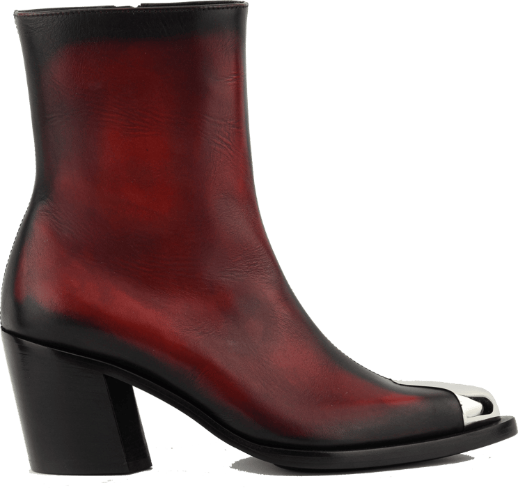 Alexander McQueen Boots Brushed Red Rood