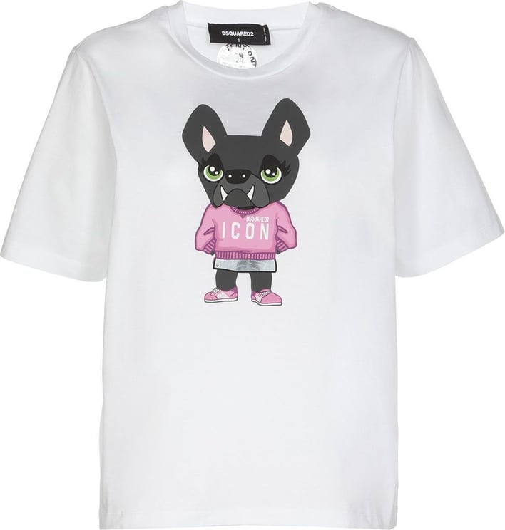 Dsquared2 T-shirts And Polos White Neutraal