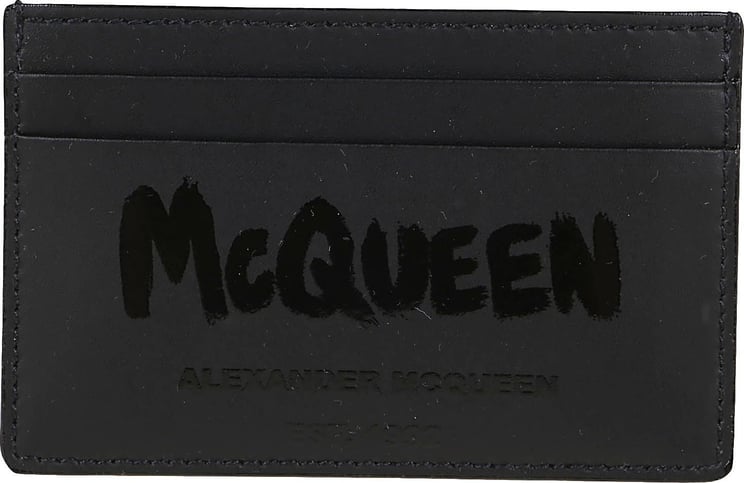 Alexander McQueen Card Holder Zwart