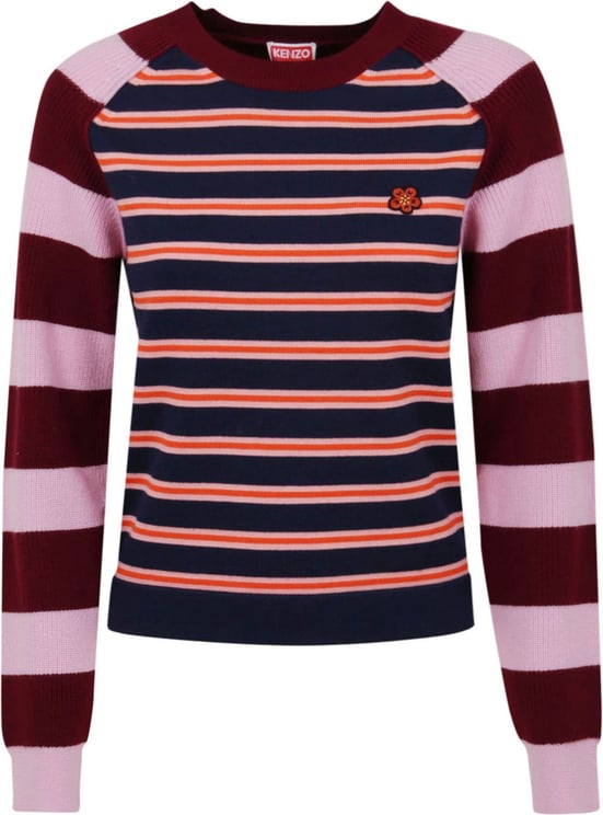 Kenzo Stripes Fitted Jumper Roze