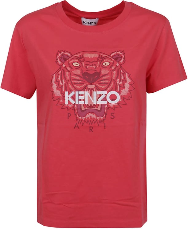 Kenzo Tiger Classic T-Shirt Roze