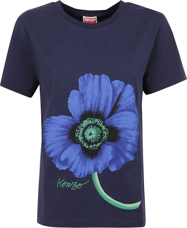 Kenzo Graphic Classic T-Shirt Blauw