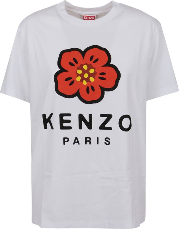 Kenzo Paris Loose T-Shirt Wit