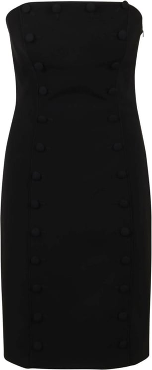 Moschino Military Details Dress Zwart