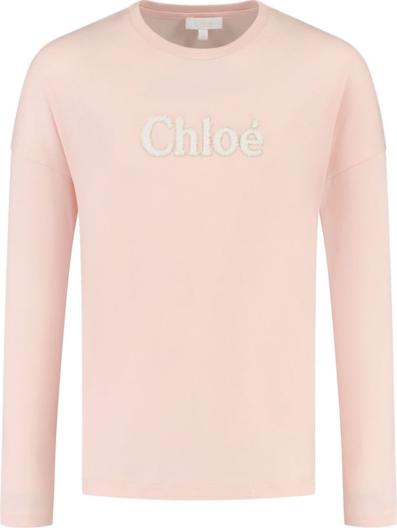 Chloé T-shirt Lange Mouwen Roze