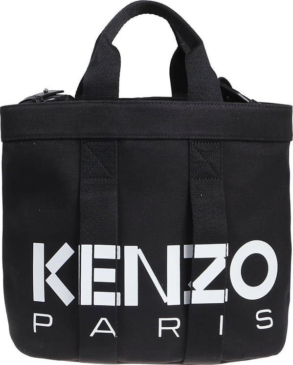 Kenzo Logo-print Small Tote Bag Black Zwart