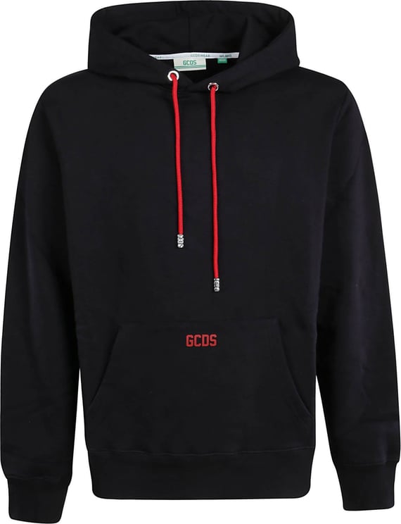 GCDS Eco Basic Logo Regular Sweatshirt Black Zwart
