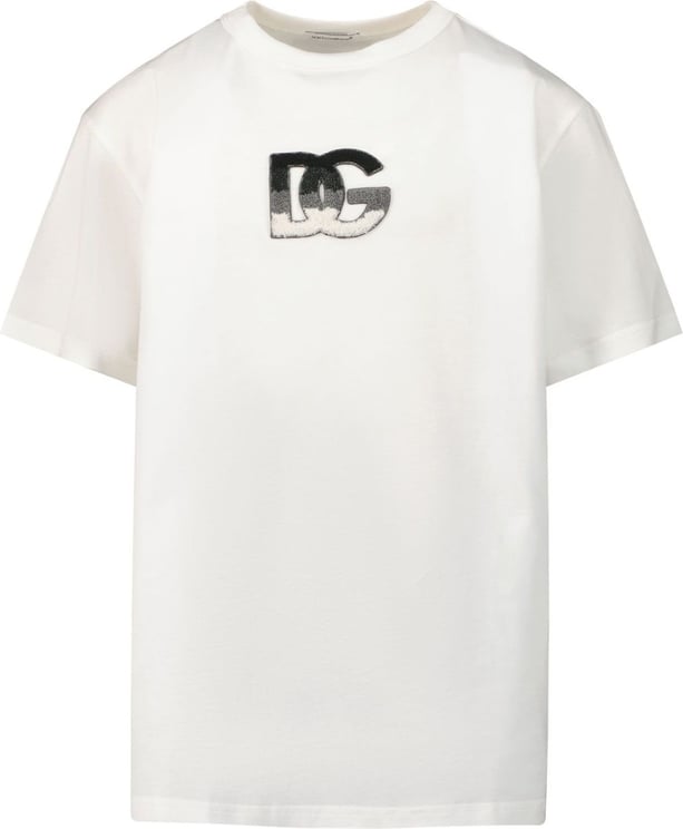 Dolce & Gabbana Dolce & Gabbana L4JTAU G7D9L kinder t-shirt wit White