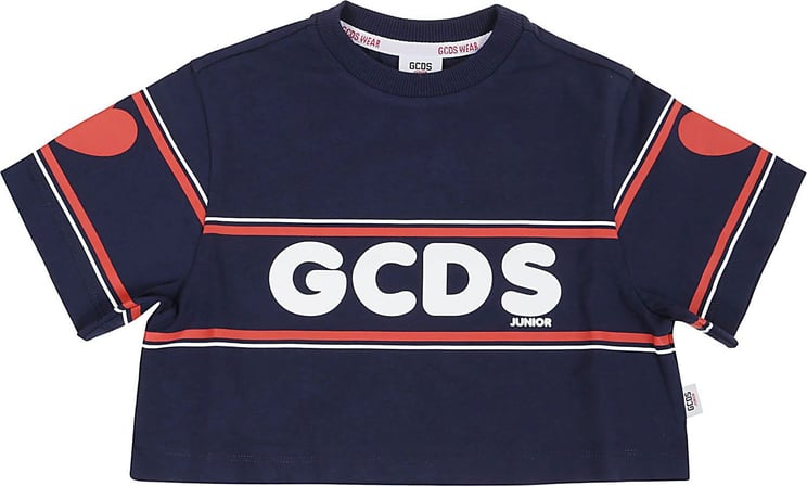 GCDS T-Shirt Blauw