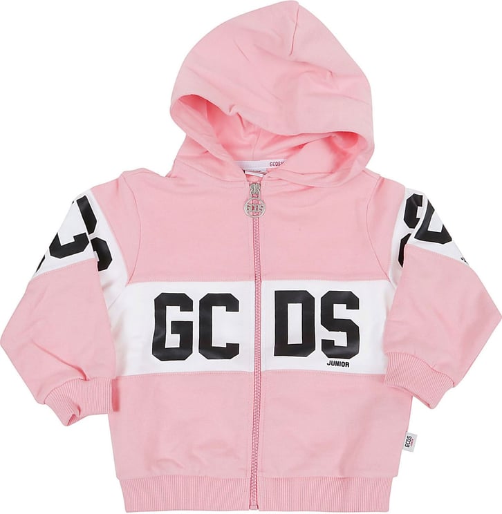 GCDS Hooded Sweatshirt Roze