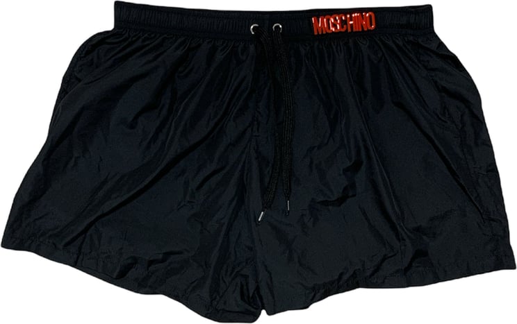 Moschino Swimsuit Man Swim Short Boxer 6145.a0555 Black