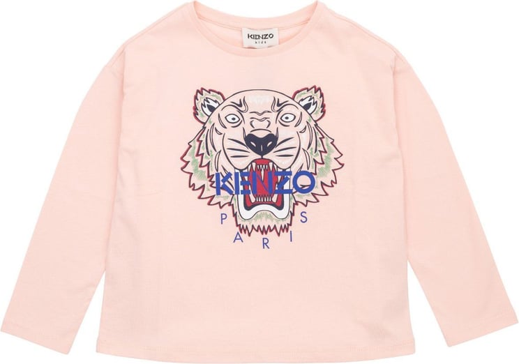 Kenzo T-Shirt Lange Mouwen Roze