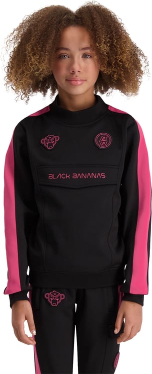Black Bananas Kids Upgrade Sweater Meisjes Zwart