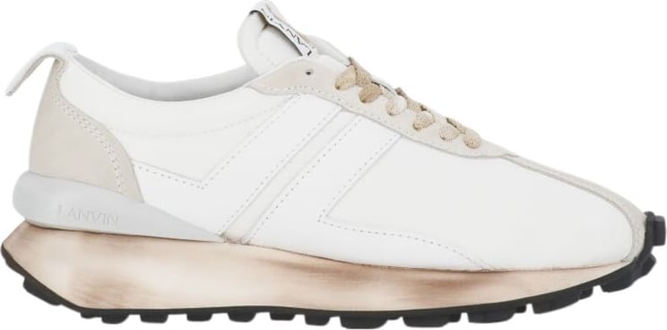 Lanvin Sneakers Optic White Wit