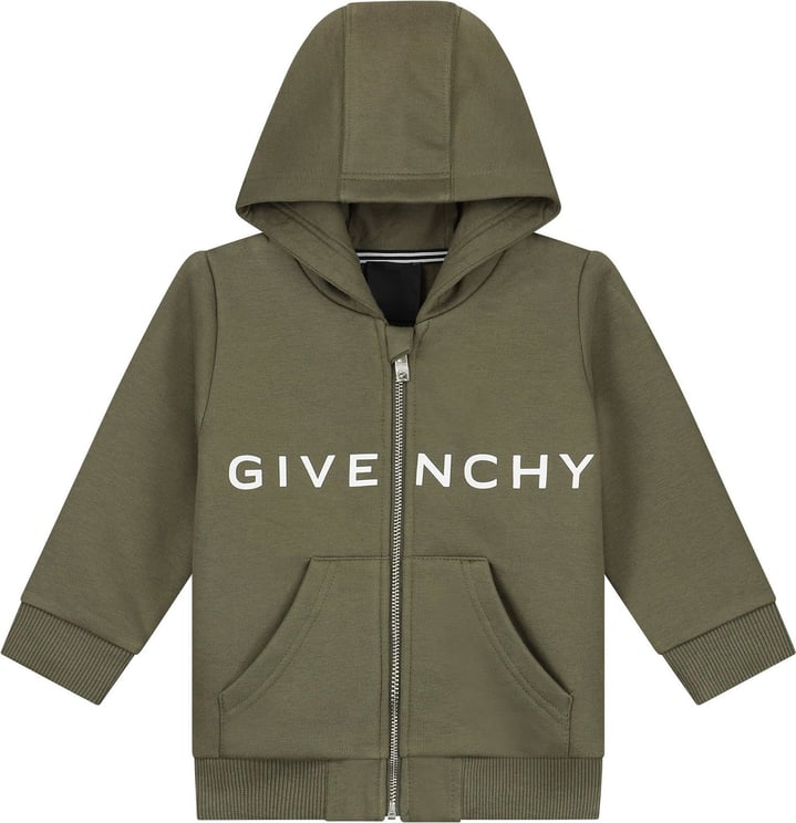 Givenchy Vest Met Kap Groen