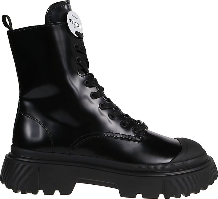 HOGAN H619 Ankle Boots Black Black