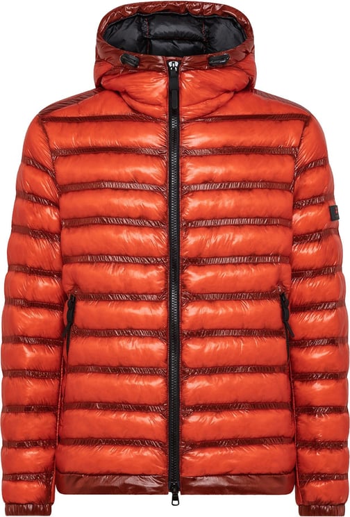 Peuterey Fine ripstop bomber jacket with Primaloft padding Rood