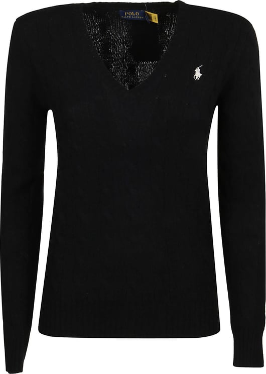 Ralph Lauren Kimberly Long Sleeve Sweater Black Zwart
