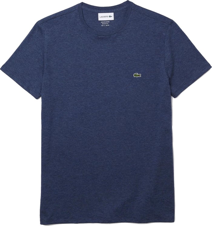 Lacoste T-shirt Man Th6709-4js Blauw