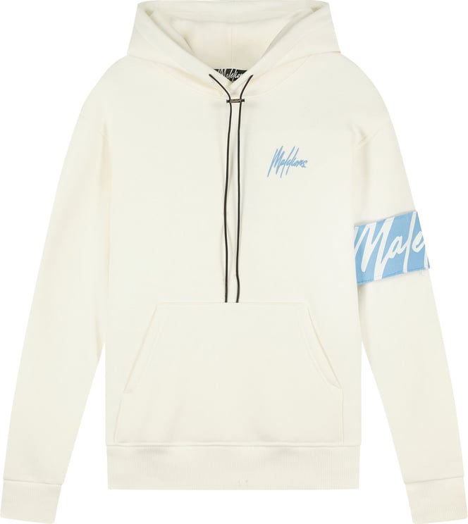 Malelions Men Captain Hoodie - Off-White Wit