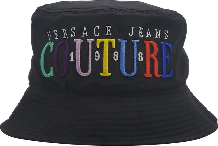 Versace Jeans Couture Black Man Hat Zwart
