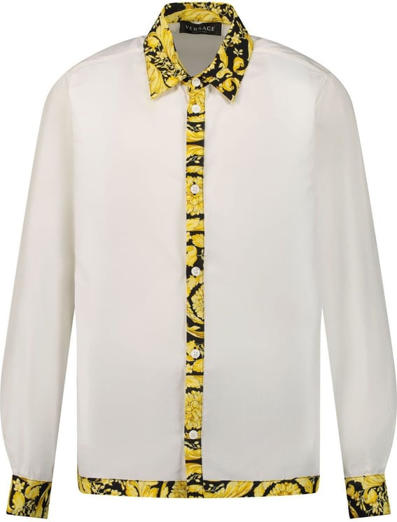 Versace Versace 1003650 1A02447 kinder overhemd wit Wit