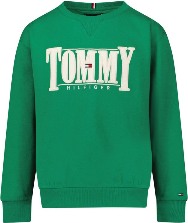 Tommy Hilfiger Tommy Hilfiger KB0KB07776 kindertrui groen Green