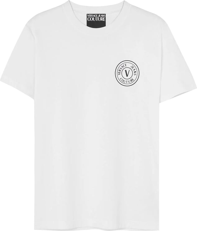 Versace Jeans Couture Versace Jeans tee white V emblem Wit