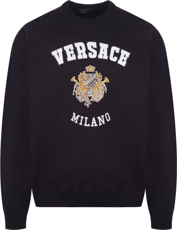 Versace Versace Cotton Sweatshirt Zwart