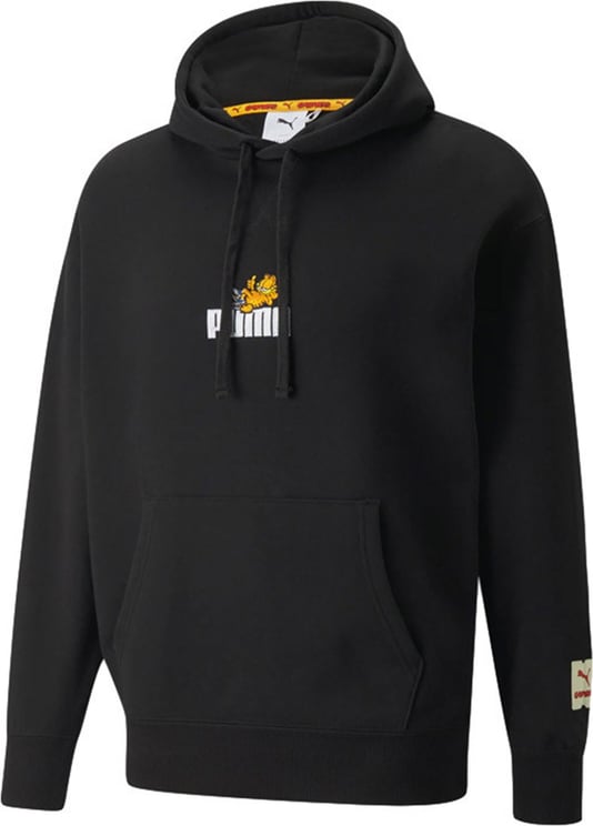 Puma Sweatshirt Man Con Cappuccio X Garfield 534435.01 Zwart