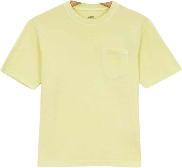 Vans T-shirt Woman Wm Pocket V Vn0a53nstcy Yellow