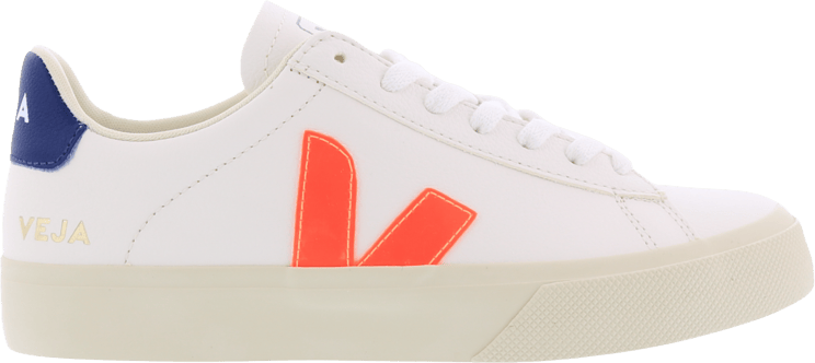 Veja White Orange Sneaker Wit