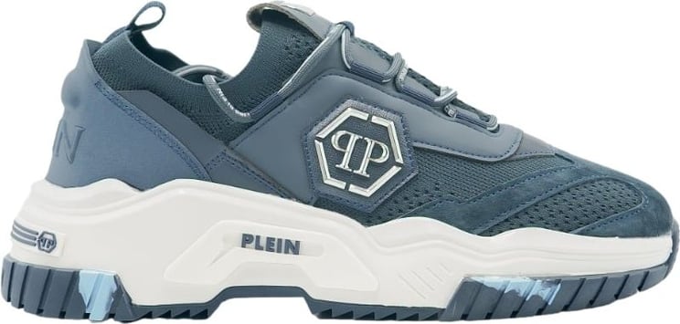 Philipp Plein Runner Hexagon Navy Sneaker Blue