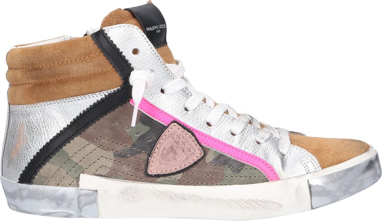 Philippe Model Women High-Top Sneakers PRSX HIGH Suede - Lilly Beige